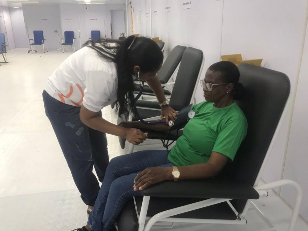 130 pessoas foram atendidas no primeiro dia de funcionamento na Micareta no Hospital instalado no circuito