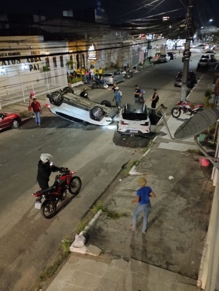 Acidente no bairro Kalilândia deixa mulher ferida em Feira de Santana