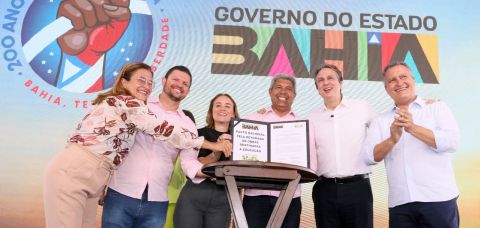 Governador da Bahia fala sobre retomada de obras e alfabetização infantil