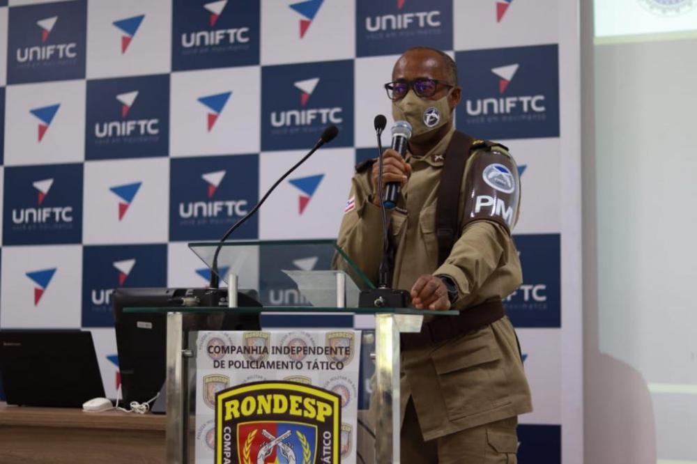 A Polícia Militar realizou seminário para aprimorar ações ao combate de crimes contra as Instituições Financeiras