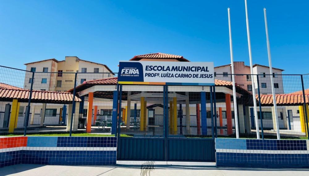 Escola Municipal Profª. Luíza Carmo de Jesus será entregue a comunidade nesta quarta