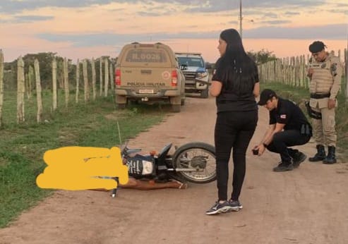 Motociclista é morto a tiros na zona de rural de Ipecaetá