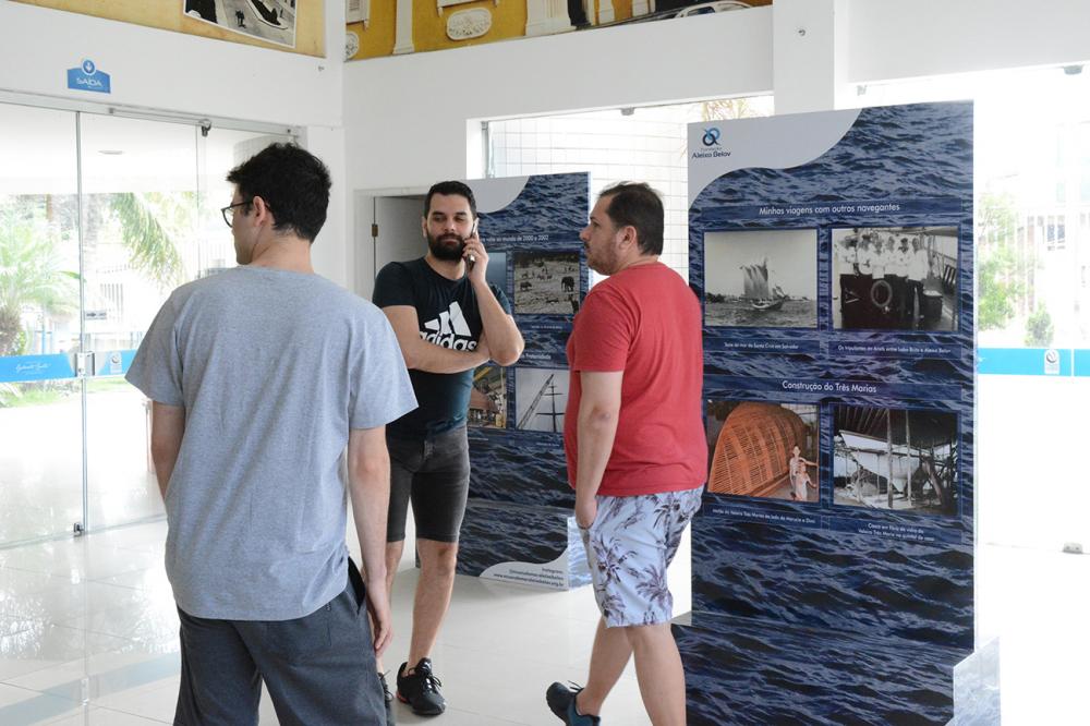 Museu Parque do Saber recebe mostra itinerante sobre o velejador Aleixo Belov