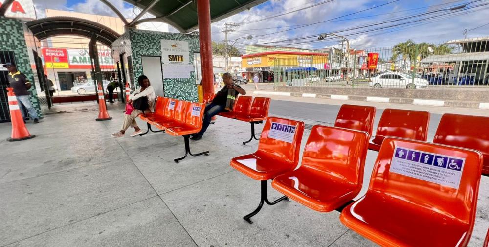 Poltronas dos terminais de transbordo Norte e Sul foram restauradas