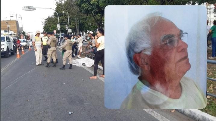 Idoso morre atropelado no cruzamento da Getúlio Vargas com a Comandante Almiro em Feira de Santana