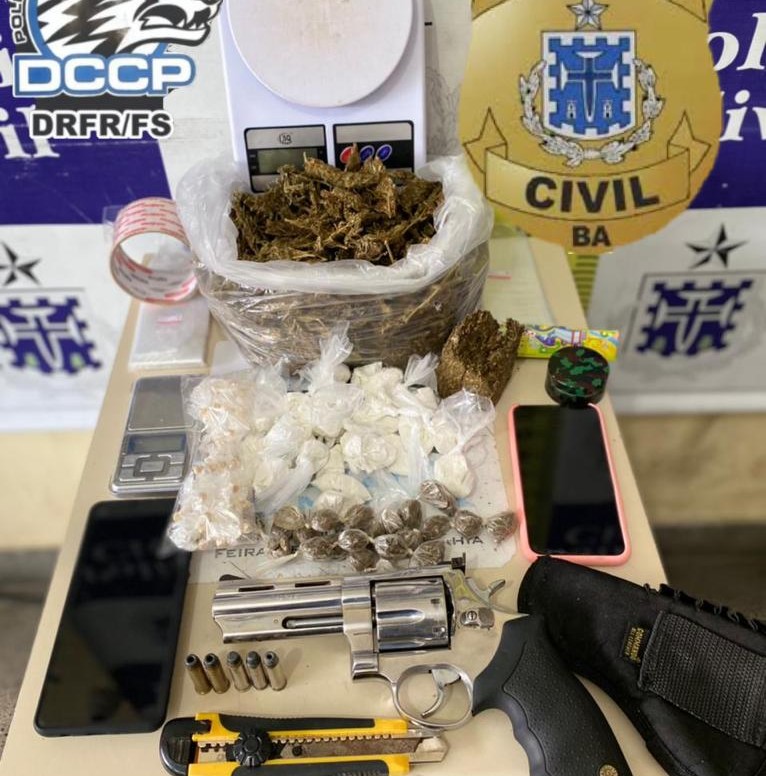 Integrante de facção criminosa morre em confronto com a Polícia Civil em Feira de Santana