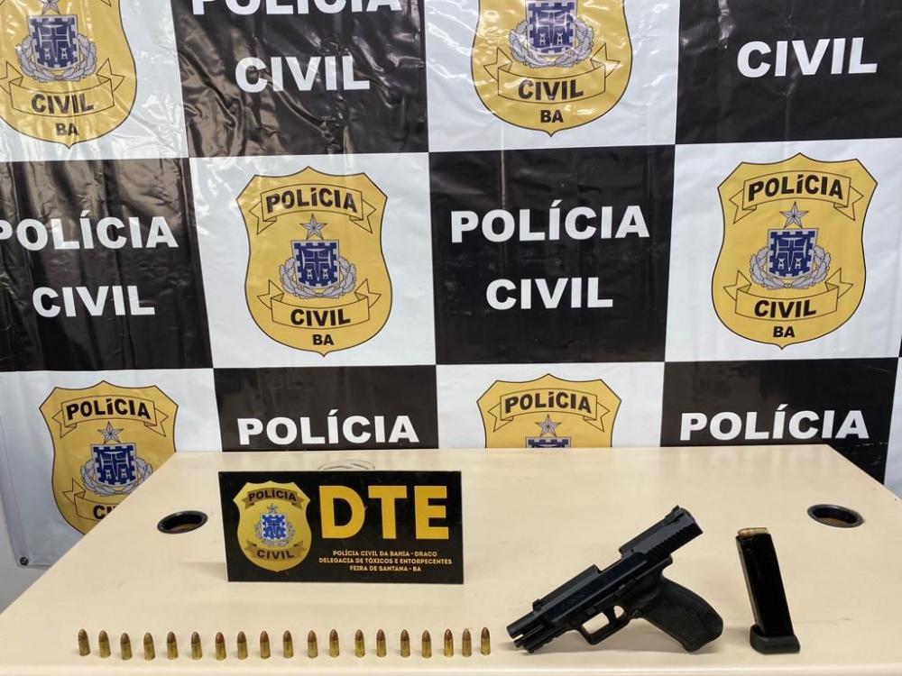 Laboratório de drogas é desmantelado durante operação da polícia civil em Santo Estevão.
