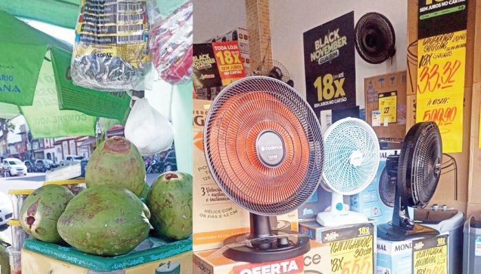 Calor começa agitar economia específica em Feira de Santana