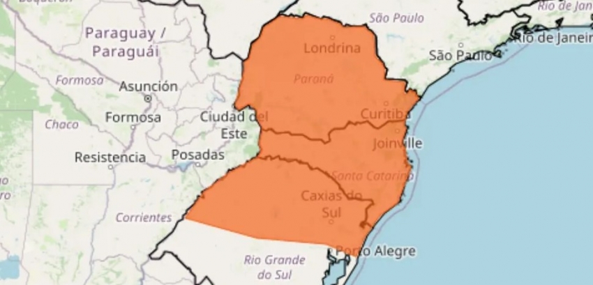 Brasil tem alerta para chuvas e temporais, mas temperaturas máximas seguem próximas dos 30°C