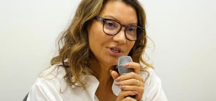 Janja representa o Brasil no encontro de mulheres na ONU