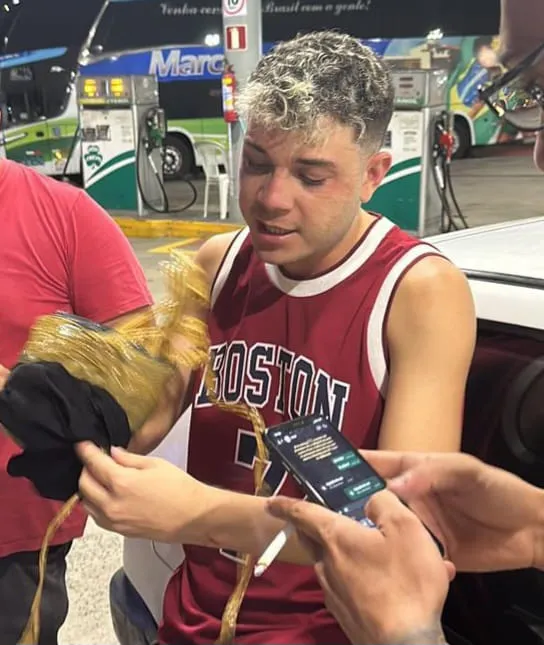 Jovem vítima de suposto sequestro aparece em posto de combustíveis na BR 116.