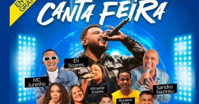 1ª edição do Canta Feira nesta sexta (10) traz grandes nomes da música gospel