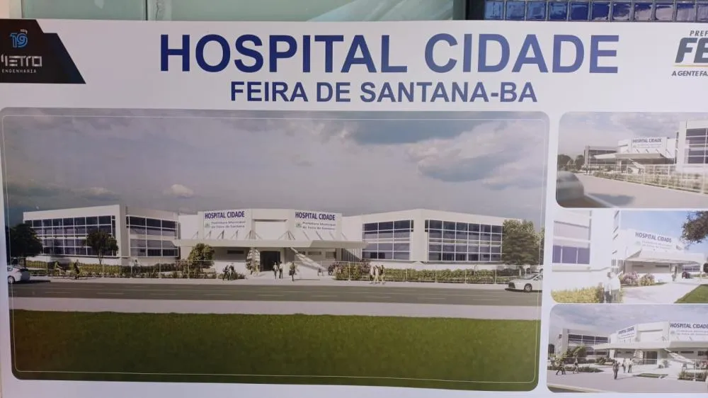 Prefeito de Feira de Santana inicia construção do novo Hospital Municipal sem apoio federal ou estadual
