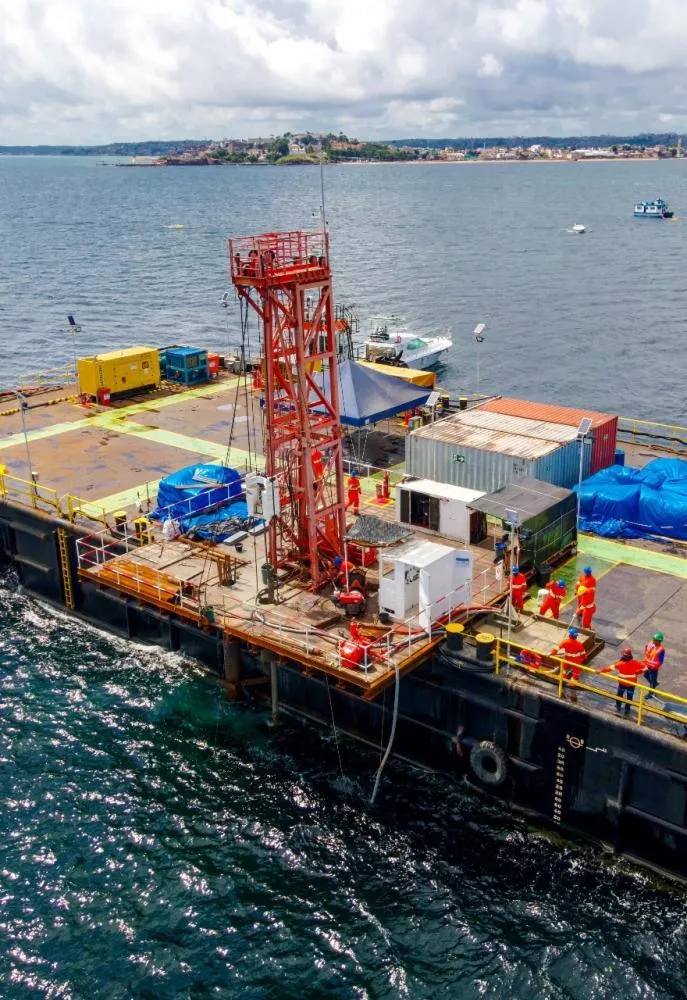 Ponte Salvador-Itaparica: começa sondagem em águas profundas com uso de balsa e equipamentos de alta tecnologia
