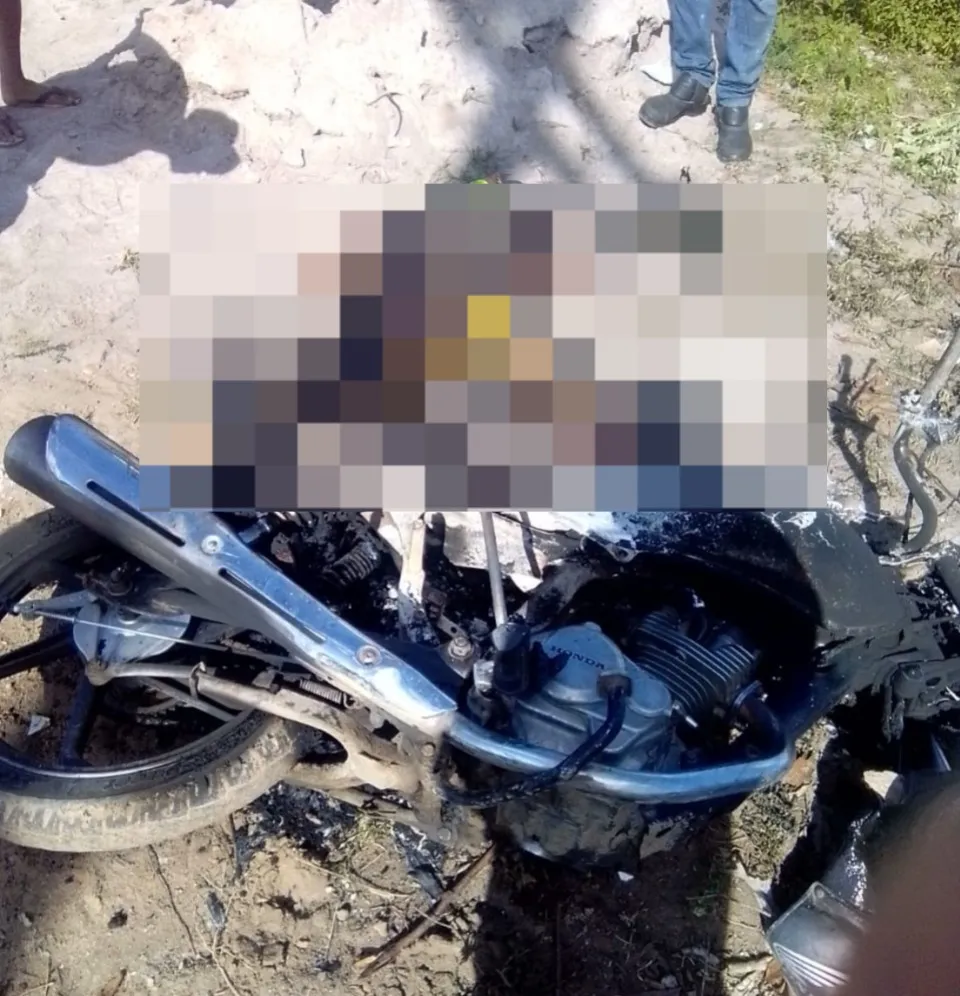 Corpo de homem de 49 anos é encontrado carbonizado no distrito de Maria Quitéria