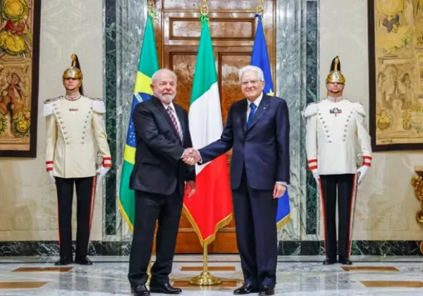 Lula recebe presidente da Itália nesta segunda-feira (15)
