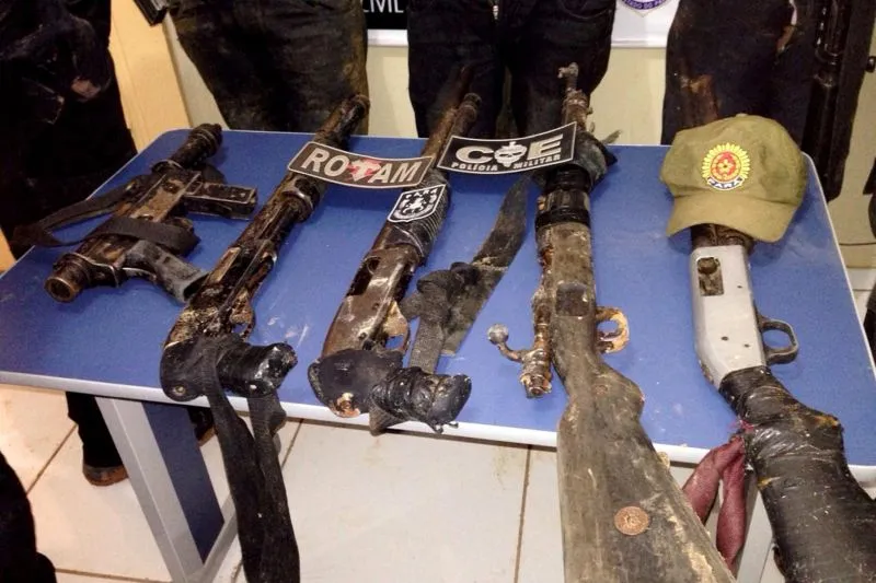 PM apreende 150 armas de fogo em Feira de Santana em 2024