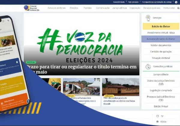 Justiça Eleitoral disponibiliza canais digitais para cidadãos consultarem a situação eleitoral