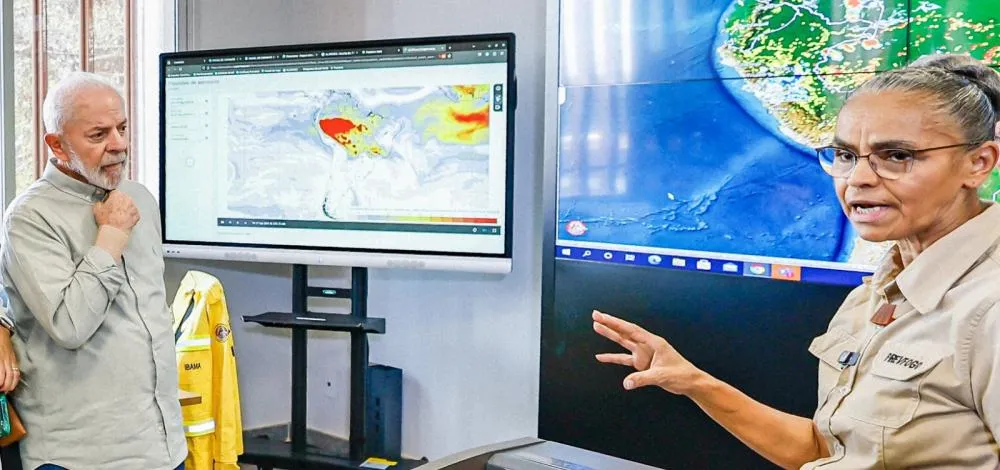 Lula fala sobre incêndios criminosos no país