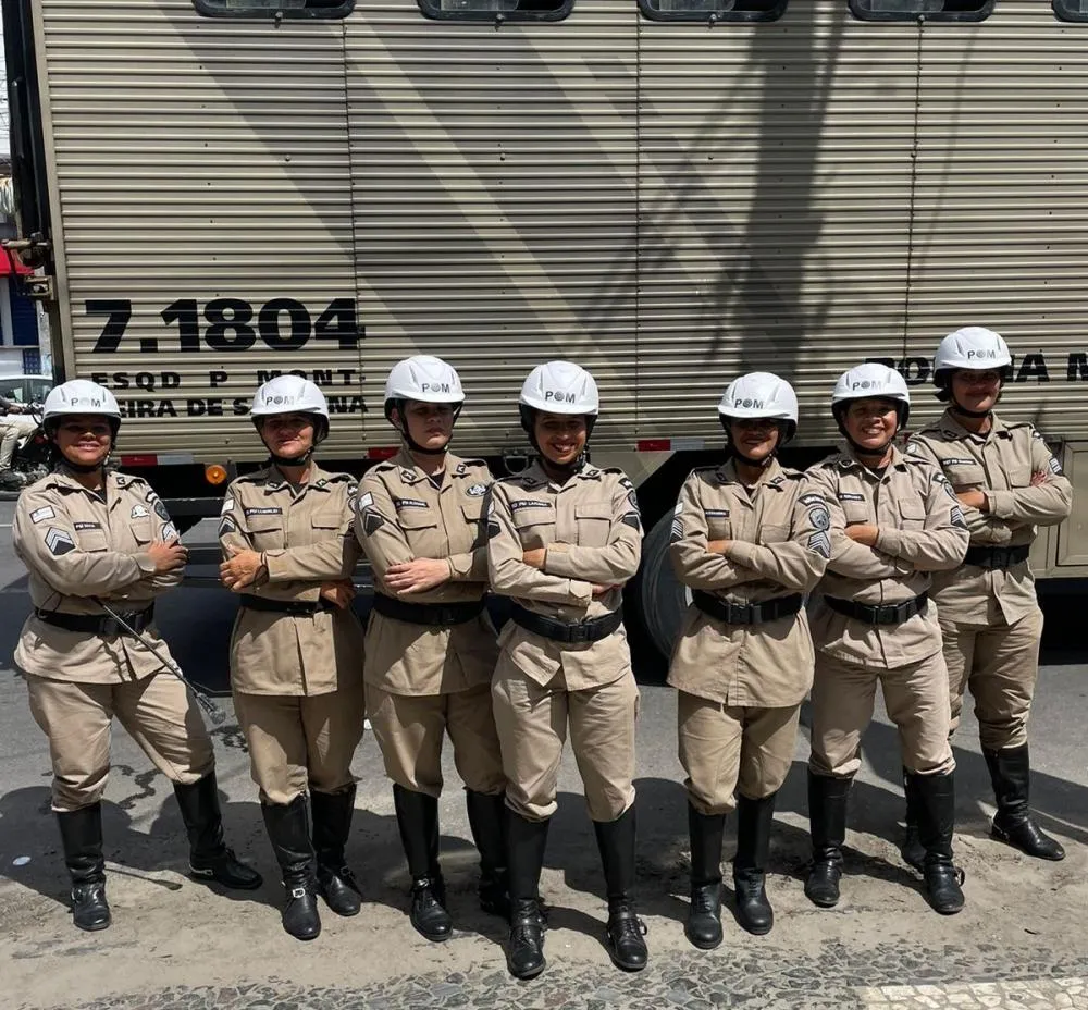 Esquadrão de Polícia Montada/FSA inova com pelotão feminino no 7 de Setembro