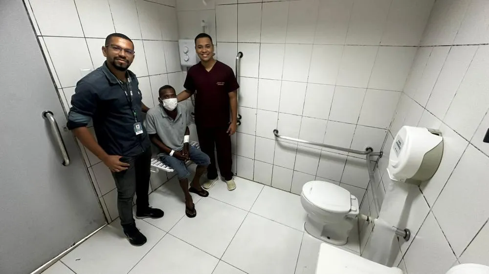 Projeto Banho Seguro promove autonomia e proteção aos pacientes da UPA Estadual de Feira de Santana
