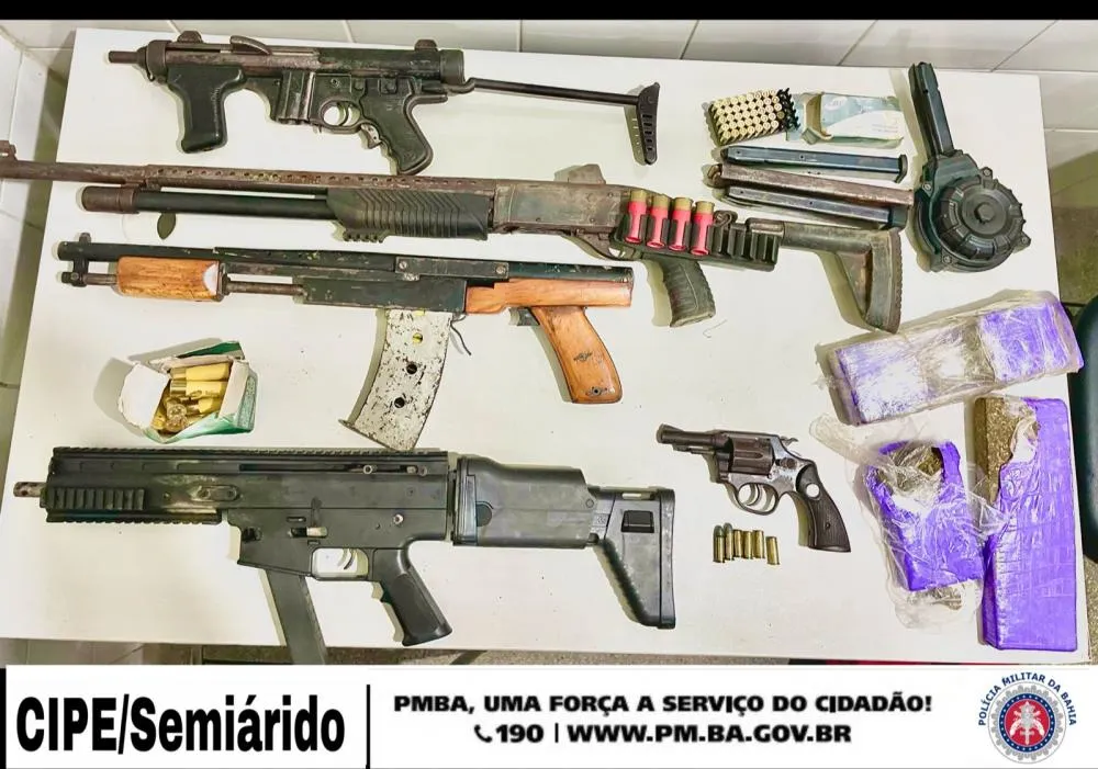 Três integrantes de facção criminosa são mortos pela policia em Piritiba
