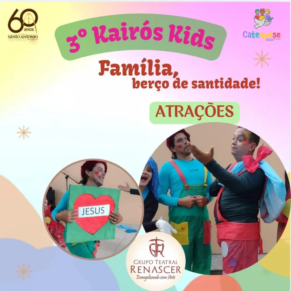 3º Kairós Kids promete tarde de evangelização e diversão para toda a família em Feira de Santana