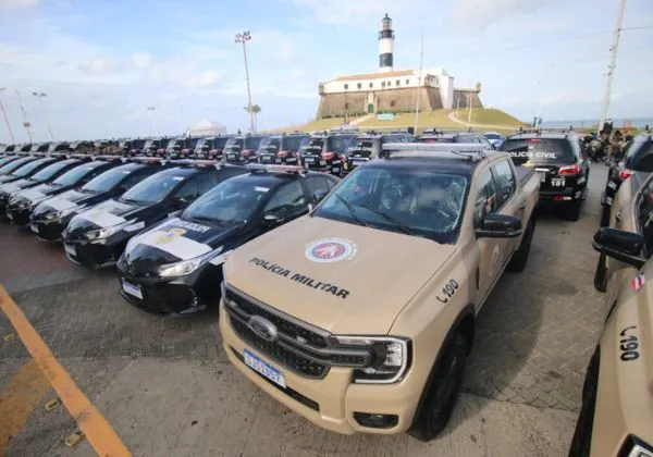 Forças de segurança da Bahia ganham novas viaturas em semana com recorde de mortes violentas